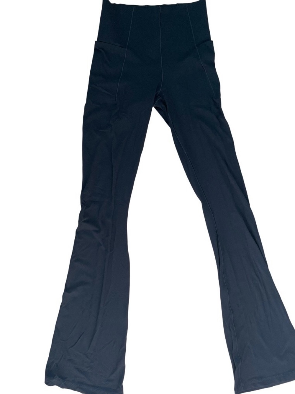 Aerie Extra High-Waist Flare Leggings in Black